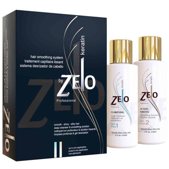 Zelo Brazilian Smoothing Keratin Hair Treatment Kit Plus | Eliminates Frizz & Straightens Hair - Image 2
